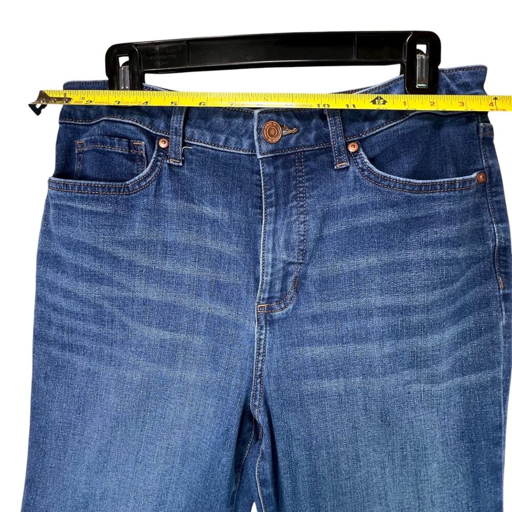 Lauren Conrad Jeans Super High Rise Curvy Flare 12S Blue Denim - Picture 9 of 12